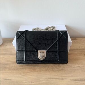 Christian Dior Diora Chain Pouch Calfskin